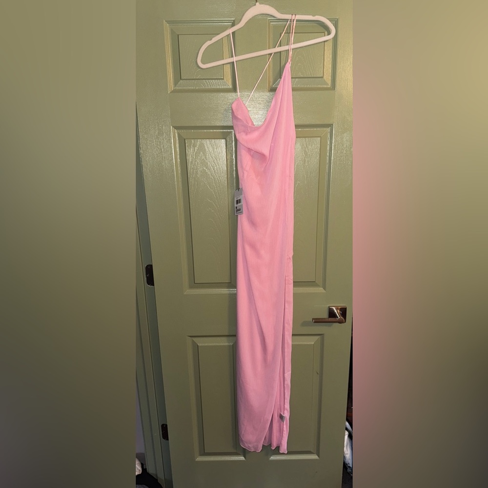 Kiss Of Life Chiffon Maxi Dress Pink